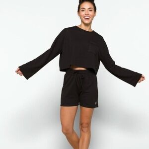 Free People Black Fleece Shorts We the Free